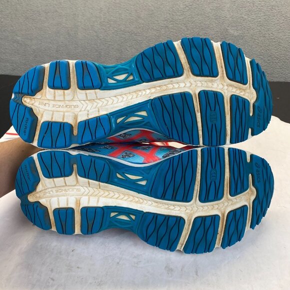 Asics Running Shoes Womens Size 9 Gel Cumulus 17 Sneakers Blue/Siver Sport T5D8N - Picture 4 of 13